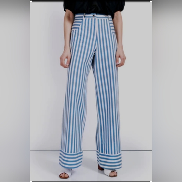 Rachel Antonoff wide leg pants, sz 26 - Picture 2 of 3